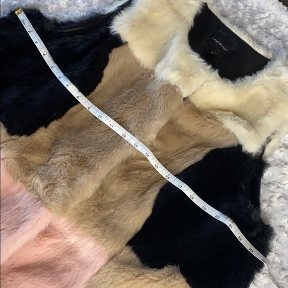 LANE BRYANT FAUX FUR VEST SZ 18/20 - Picture 6 of 9